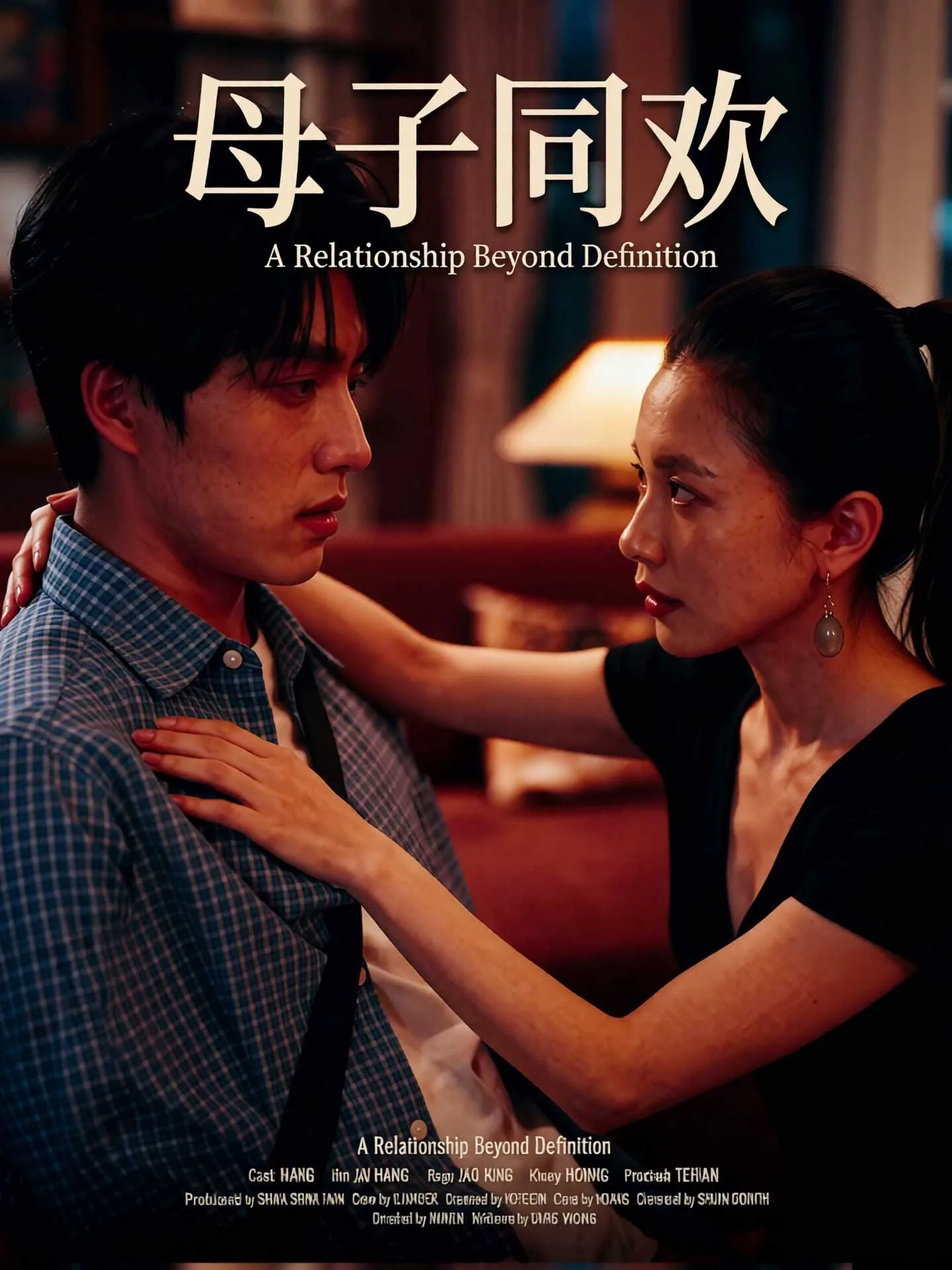 母子同欢 AI短剧海报